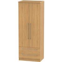 Ready Assembled 2 U Carlton 2 Door 2 Drawer Wardrobe (Ready Assembled) in Natural