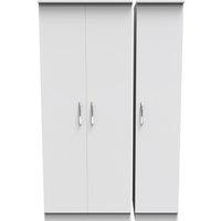 Ready Assembled 2 U Hampshire Triple Plain Wardrobe (Ready Assembled) in White