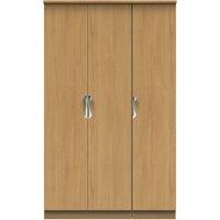 Ready Assembled 2 U Holborn Triple Plain Wardrobe (Ready Assembled) in Brown