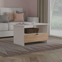 Ready Assembled 2 U Norway Bottom Drawer Coffee Table (Ready Assembled) in Beige