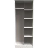 Ready Assembled 2 U Fuji Open Wardrobe (Ready Assembled) in Off-White