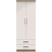 Ready Assembled 2 U Windsor 2 Door 2 Drawer Wardrobe (Ready Assembled) in Beige