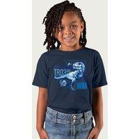 Jurassic Park T Rex Tr03 An1 T-Shirt in Navy | Size: 5-6 Years