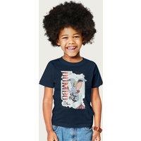 Dumbo The Flying Elephant & Timothy Q Mouse Disney T-Shirt in Navy | Size: 12-13 Years