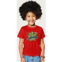 Teenage Mutant Ninja Turtles TMNT Cowabunga Leo Raph Donnie & Mikey T-Shirt in Red | Size: 12-13 Years