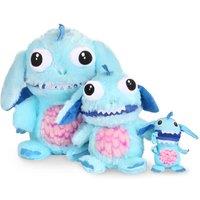 Furry Planet Toys Marvin Full Worry Yummy Monster 3 Pack in Blue