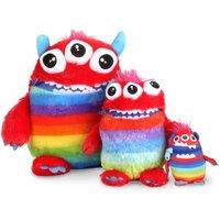 Furry Planet Toys Munch Full Worry Yummy Monster 3 Pack in Red