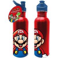 Super Mario Metal 700ml Water Bottle in Red