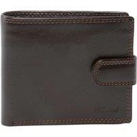 Ashwood Leather Men's Classic Leather Billfold Wallet with 3 Card Slots & ID Tab in Brown