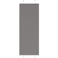 Berkfield Home Pleated Blind Anthracite 70x200 cm Fabric Width 69.4 cm Polyester in Black