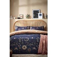 Furn Constellation Celestial Reversible Duvet Cover Set | Size: Super King