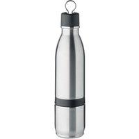 MidOcean Atera 2 in 1 Double-Walled 500ml Bottle in Silver