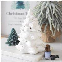 KDMD White Fir Tree Oil Burner & Wax Warmer
