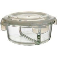Orsina Durable 620 Ml Glass Container, Borosilicate Glass Food Organizer, Airtight Storage Container For Kitchen in Clear