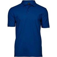 TEE JAYS Men's Luxury Stretch Pique Polo Shirt in Indigo | Size: Small
