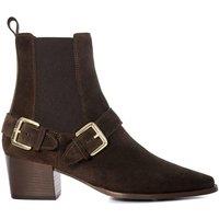 Dune London Women's 'Panino' Suede Ankle Boots in Brown | Size: 3