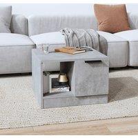 Coffee Table Concrete Grey 50x50x36 cm Engineered Wood