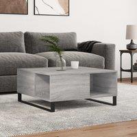 Berkfield Home Coffee Table Grey Sonoma 80x80x36.5 cm Engineered Wood