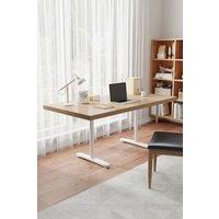 Living and Home Adjustable Height Table Underframe in White
