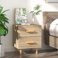 Berkfield Home Bed Cabinet Sonoma Oak 40x35x47.5 cm in Brown