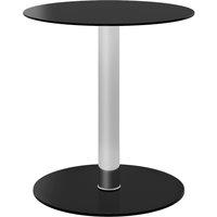 Coffee Table Black 40 cm Tempered Glass