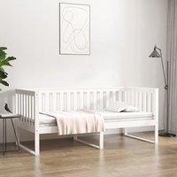Berkfield Home Day Bed White 90x200 cm Solid Wood Pine