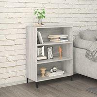 Berkfield Home Sideboard Grey Sonoma 69.5x32.5x90 cm Engineered Wood