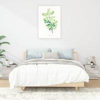 Berkfield Home Bedside Cabinets 2 pcs Grey Sonoma 40x39x40 cm | Size: 40 x 39 x 40 cm