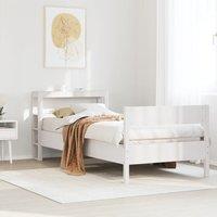 Berkfield Home Bed Frame without Mattress White 90x200 cm Solid Wood Pine