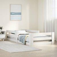 Berkfield Home Bed Frame without Mattress White 80x190 cm Solid Wood Pine