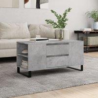 Berkfield Home Coffee Table Concrete Grey 102x44.5x50 cm Engineered Wood