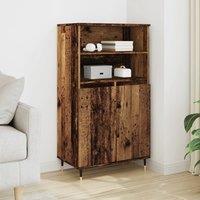 Highboard Old Wood 60x36x110 cm Engineered Wood