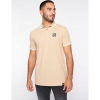 One True Saxon Men's Dexon Polo in Stone | Size: Medium