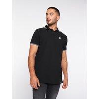 One True Saxon Men's Dexon Polo in Black | Size: Small