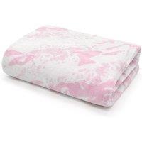 Velosso 4pc Marble Pattern Cotton Hand & Bath Towel Set - Soft & Absorbent Cotton Towels in Pink