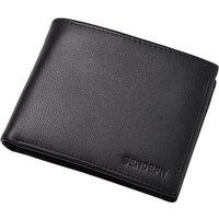 MODISHION Men's Minimalist Wallet with RFID Blocking in Black