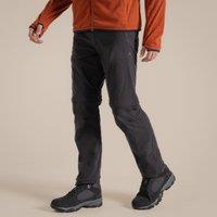 Craghoppers Men's NosiLife Pro Insect-Repellent Lightweight Stretch Zip-Off Trouser in Dark Grey | Size: 42R