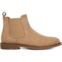 Dune London Men's 'Connells' Suede Chelsea Boots in Light Sand | Size: 9