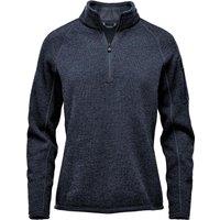 Stormtech Women's Avalante Heather Quarter Zip Fleece Top in Navy | Size: XL