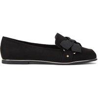 'Mable Bow' Suedette Flats