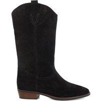 Dune London Women's 'Prickles' Suede Calf Boots in Black | Size: 5