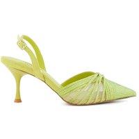 Dune London Women's 'Cloudia' Strappy Heels in Lime | Size: 3