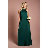 Coast Women's Teen Halterneck Bridesmaid Dress in Emerald | Size: 14-15 Years