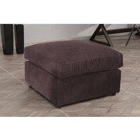 Snugg Furniture UK Limited Milo Jumbo Cord Fabric Footstool in Brown