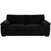 Snugg Furniture UK Limited Amalfi Jumbo Cord 3 Seater Sofa in Black