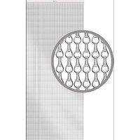 Xterminate Aluminium Fly Blind Door Screen Chain Curtain in Silver