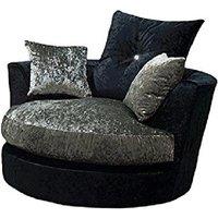 Snugg Furniture UK Limited Aurora Swivel Chair Crushed Velvet
