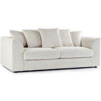 Snugg Furniture UK Limited Milo Jumbo Cord 3 Seater Sofa in Cream