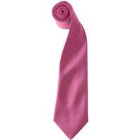 Premier Men's Colours Satin Clip Tie Pack of 2 in Fuchsia