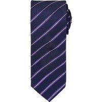 Premier Men's Stripe Tie in Dark Navy